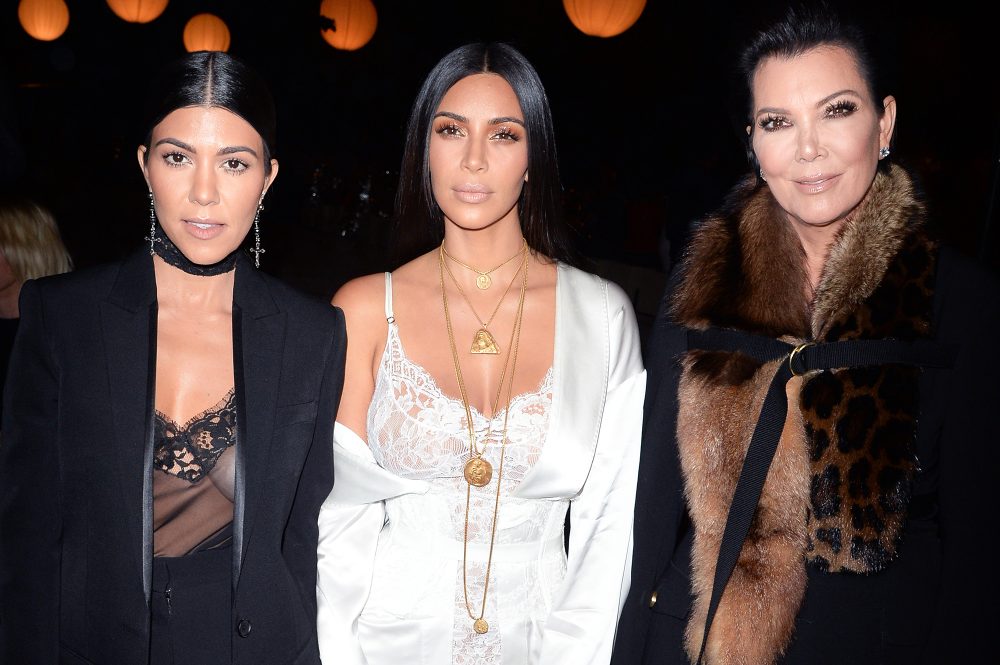 Kourtney Kardashian, Kim Kardashian and Kris Jenner.