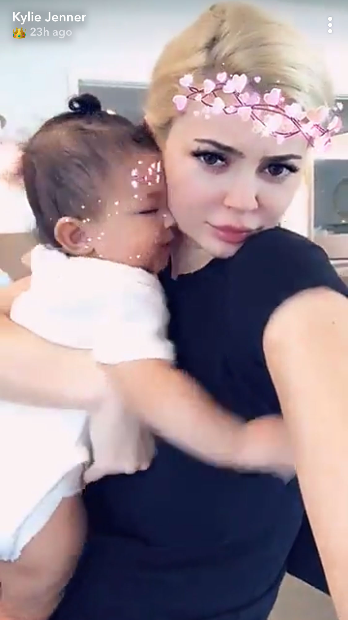 Kylie Jenner with daughter, Stormi