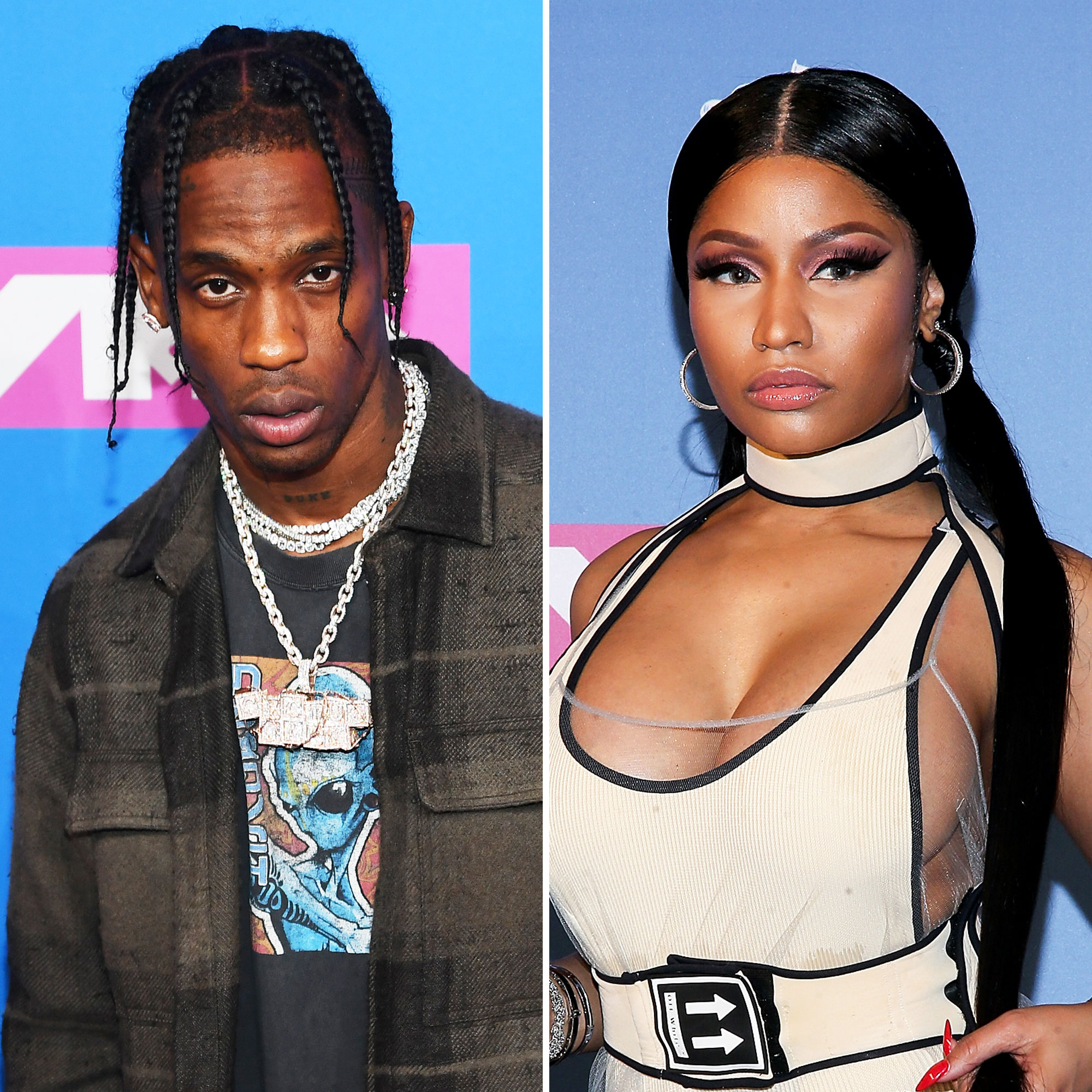 Travis Scott Nicki Minaj VMAs 2018