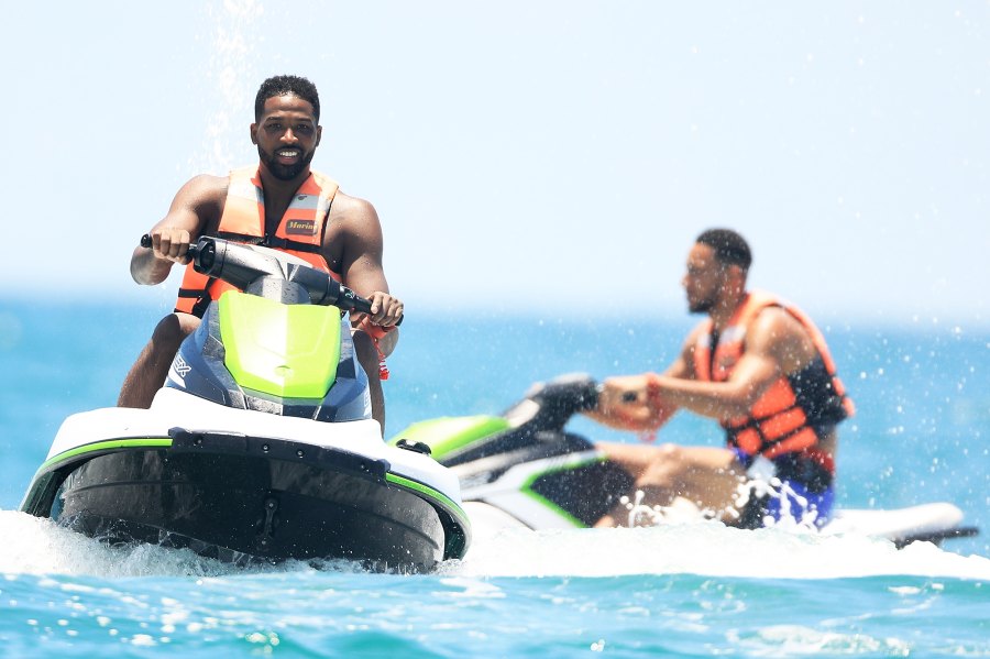 Ben Simmons Tristan Thompson Mexico Vacation Jetskis