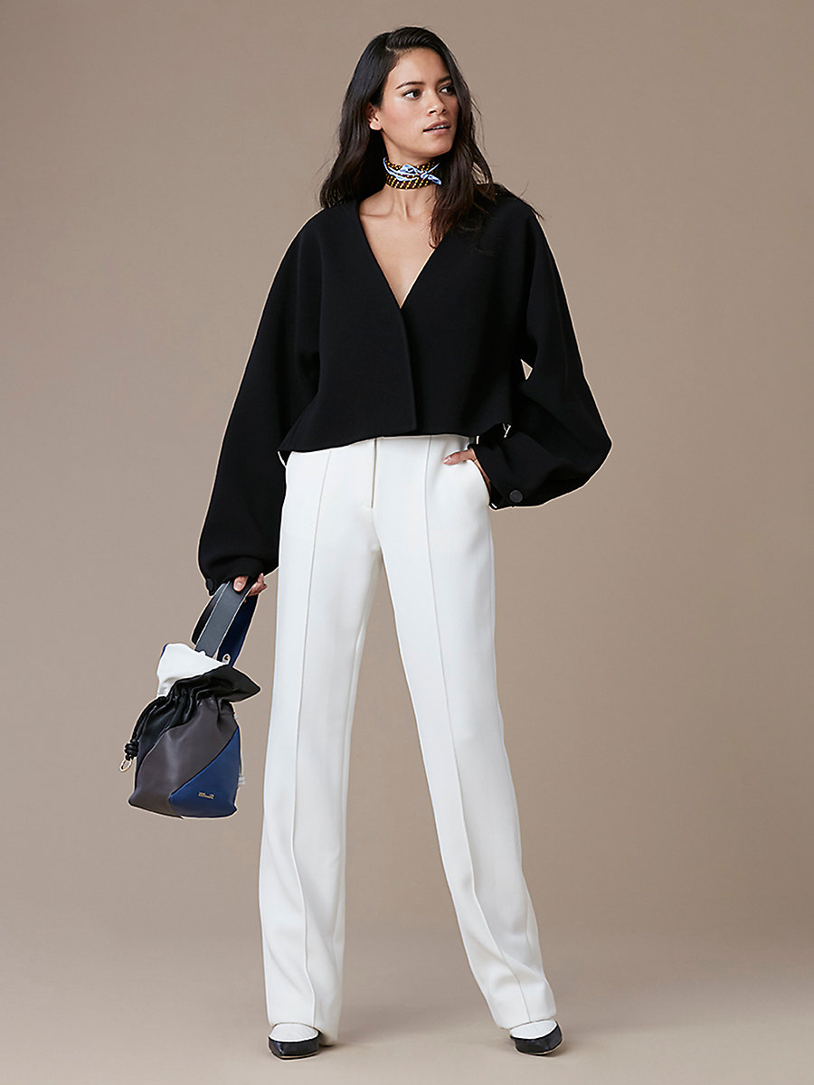 diane von furstenberg crop jacket