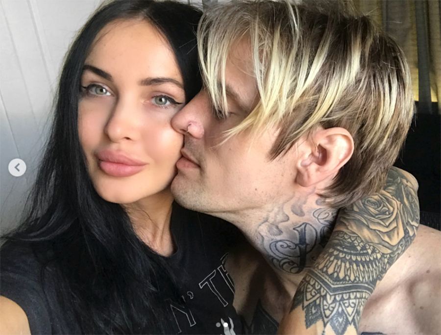 Aaron Carter and Lina Valentina