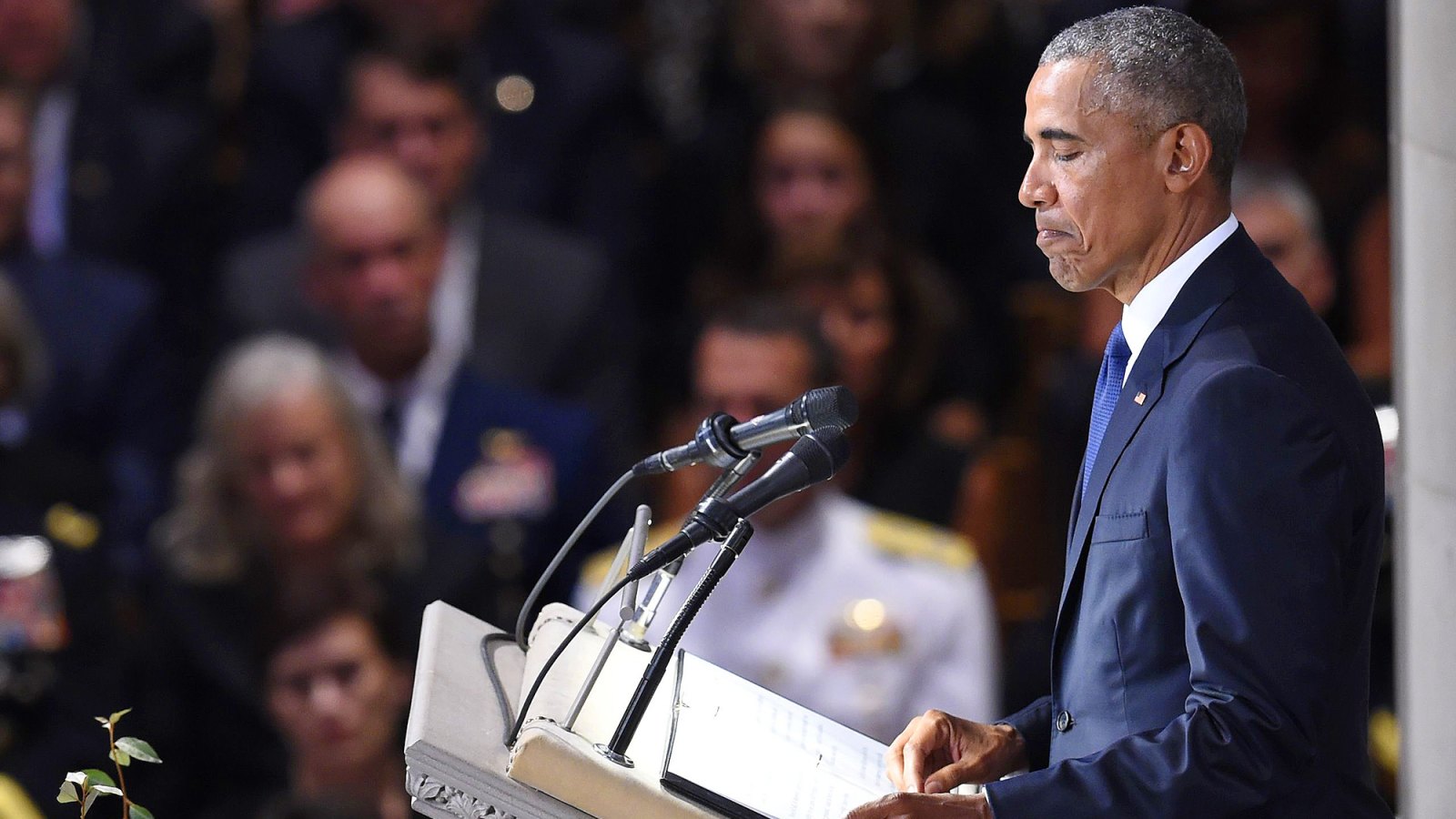 Barack Obama, US Senator John McCain, Memorial, Funeral