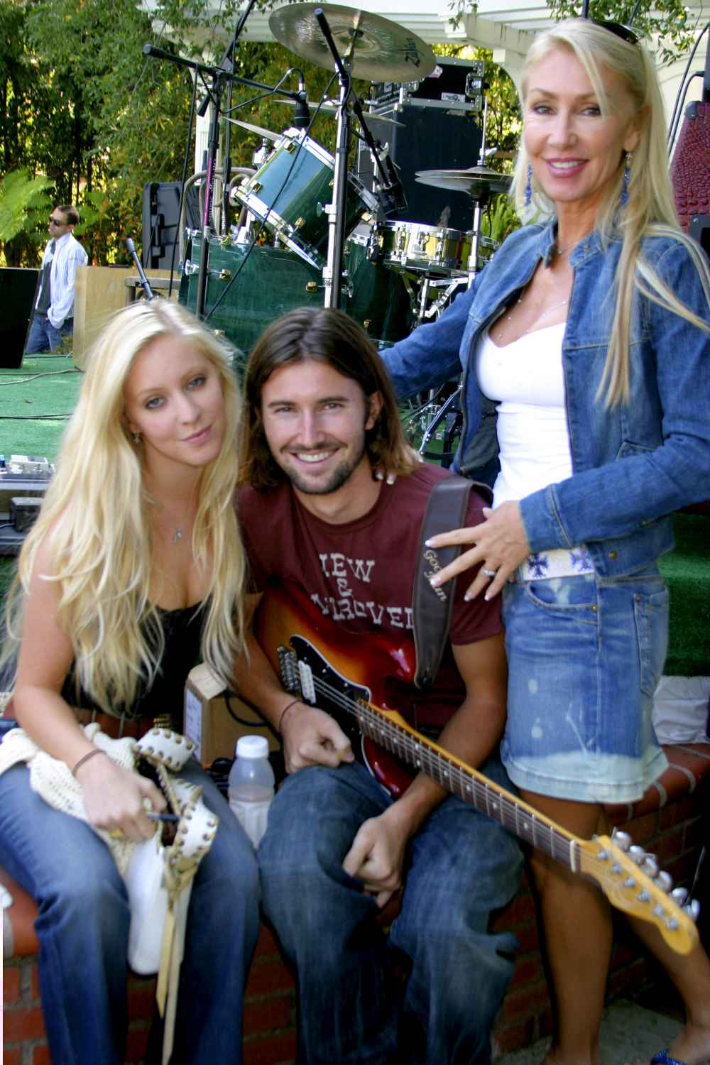 Leah and Brandon Jenner, Linda Thompson