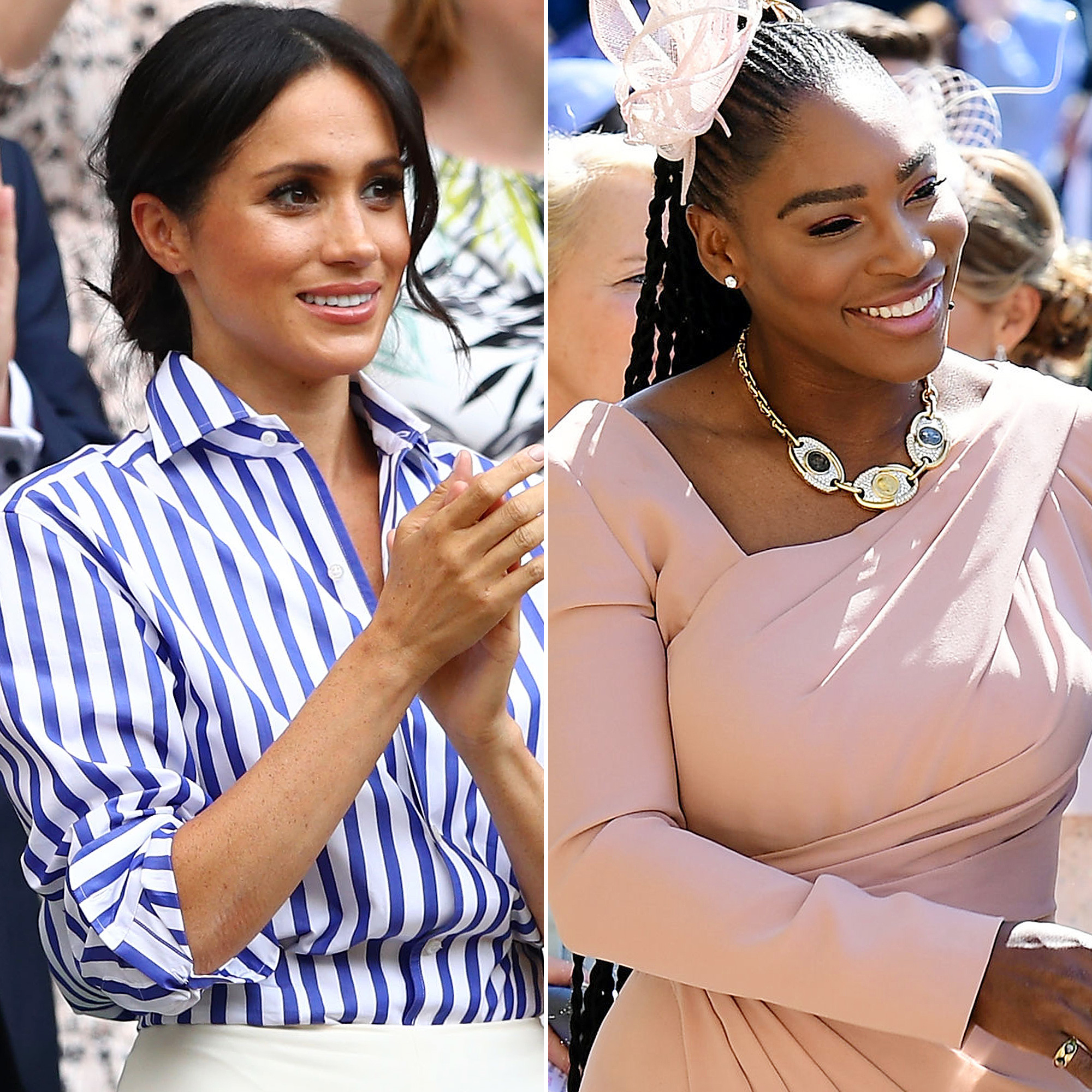 Meghan Markle, Serena Williams, Text, US Open