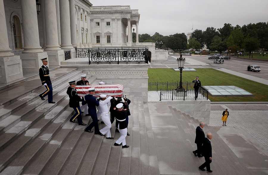 Military Honor Guard, US Senator John McCain, Memorial, Funeral