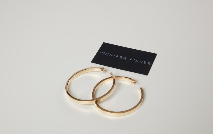 Rob + Mariel - Jennifer Fisher hoops (A Jennifer Lopez favorite)