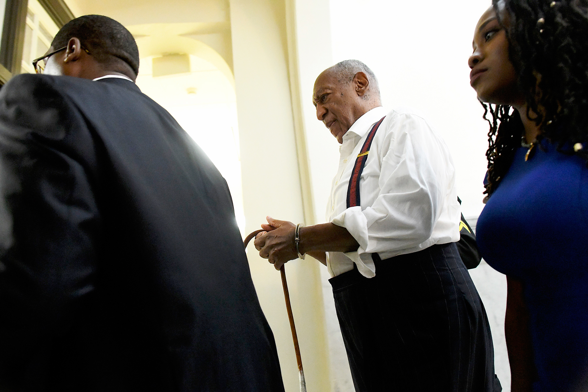 Bill Cosby Handcuffs Immediately Transported To State Prison