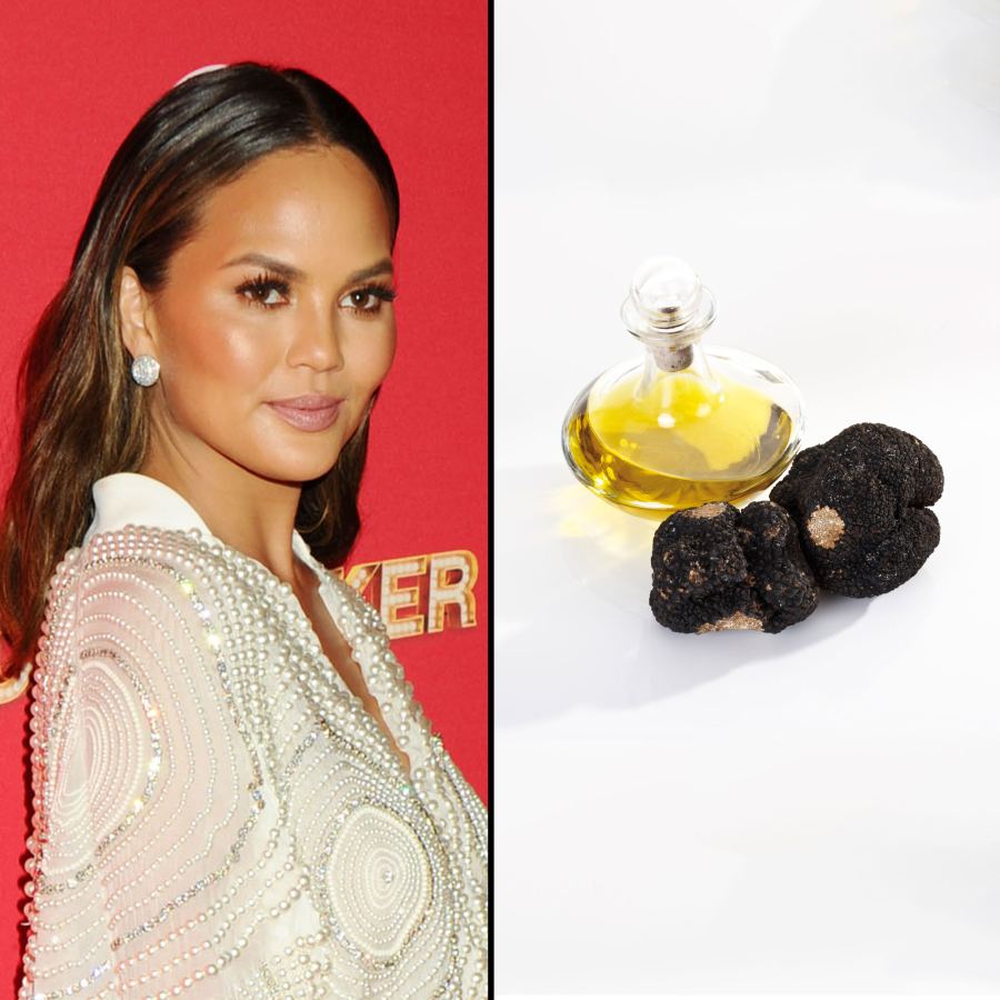 Chrissy Teigen and truffle oil