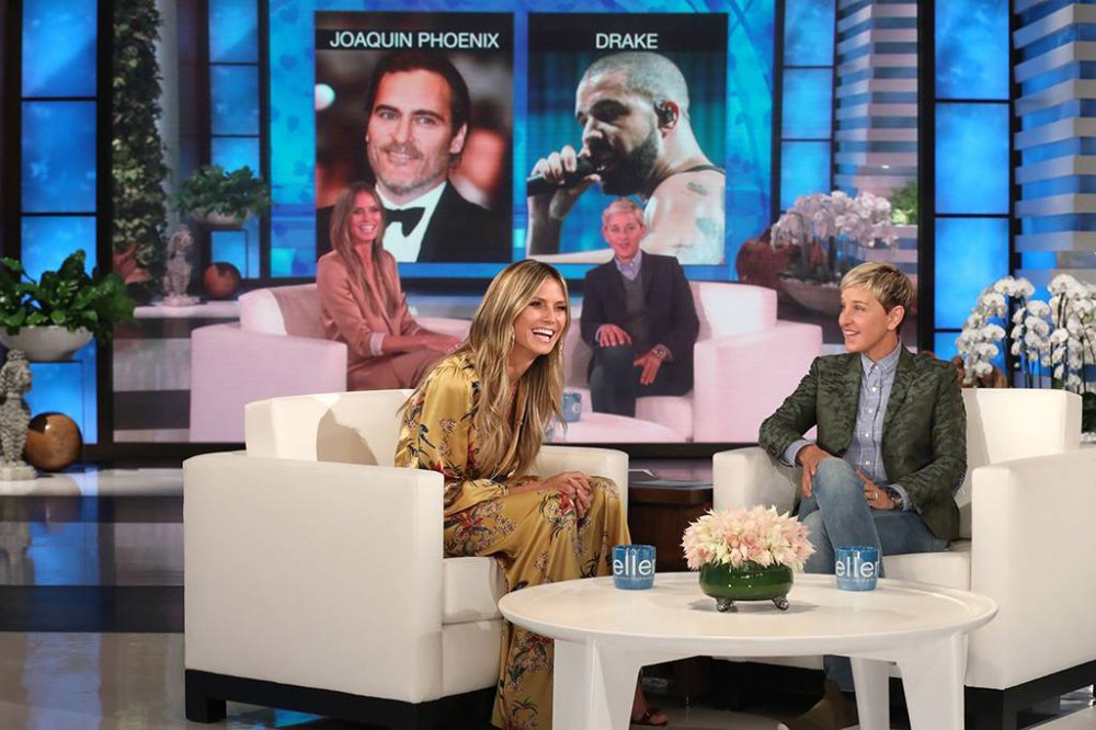 Heidi Klum on Ellen drake