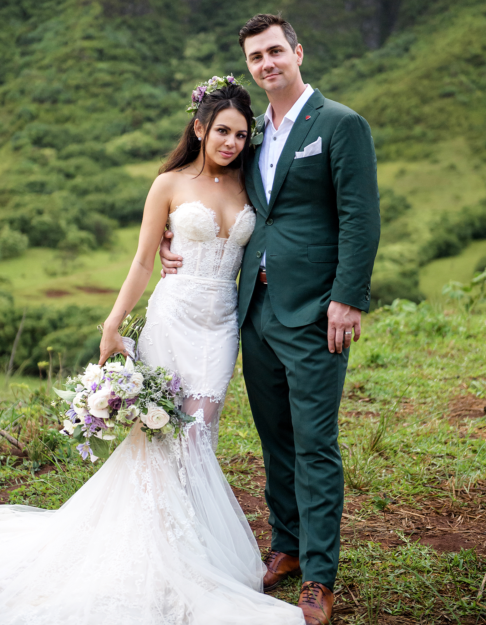 Janel Parrish Chris Long Wedding