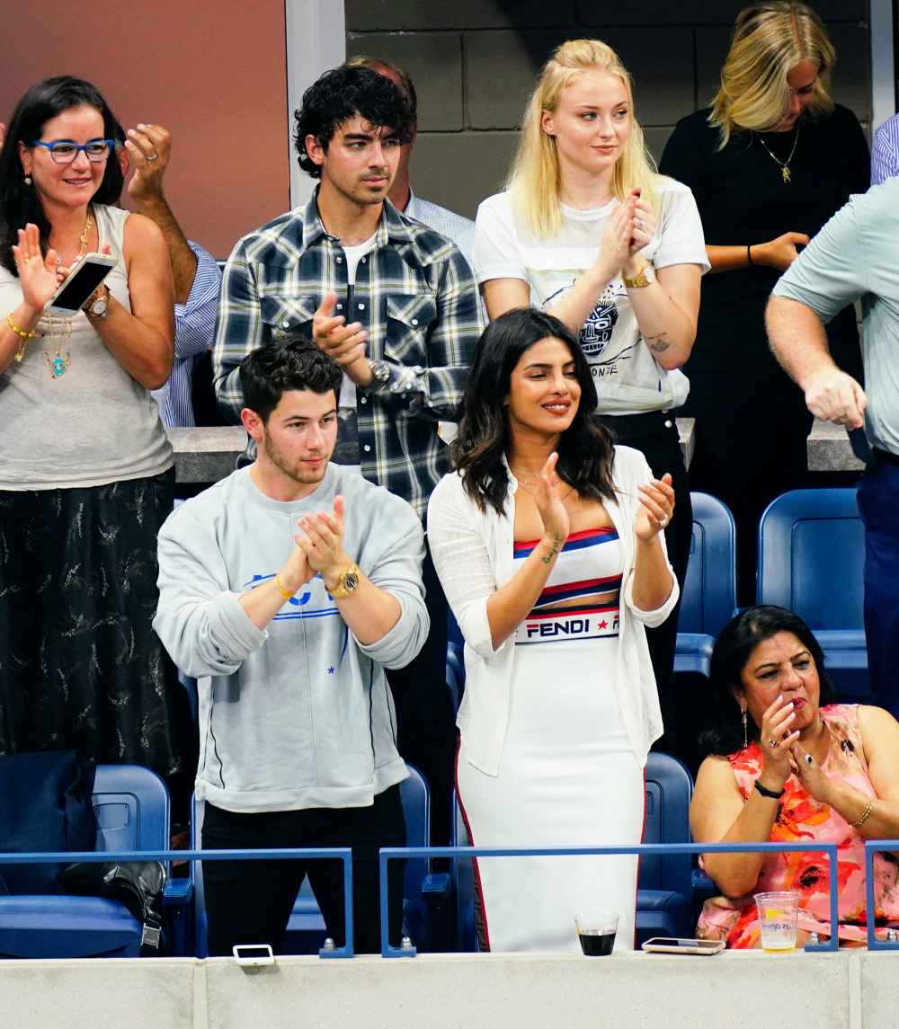 Joe and Nick Jonas Took Their Fiancées Sophie Turner and Priyanka Chopra on a Stylish Double Date 