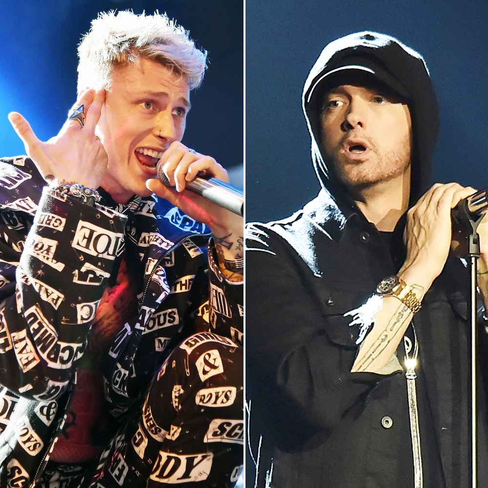 machine gun kelly fires back eminem diss track