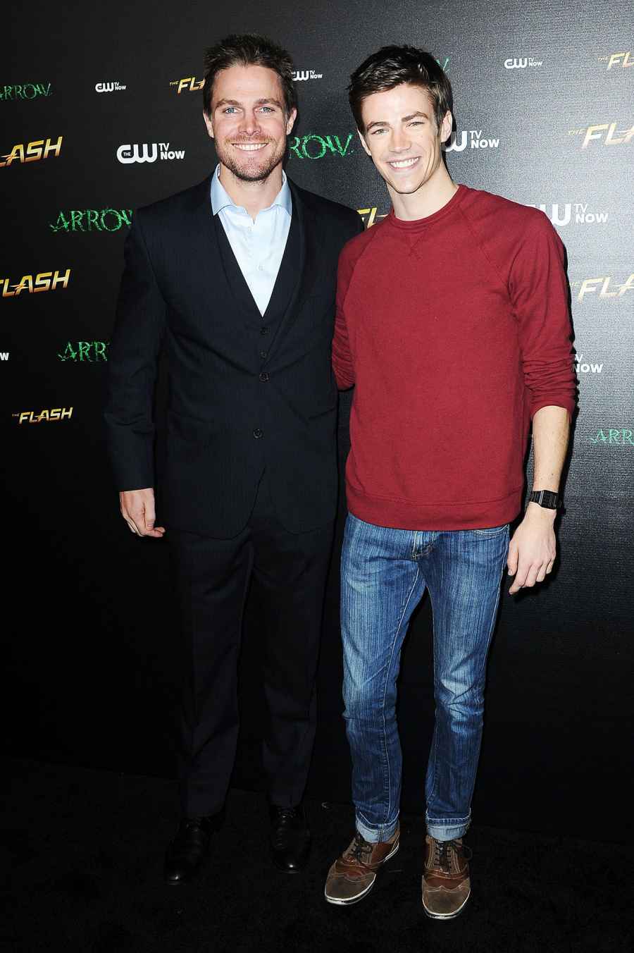 Stephen Amell Grant Gustin