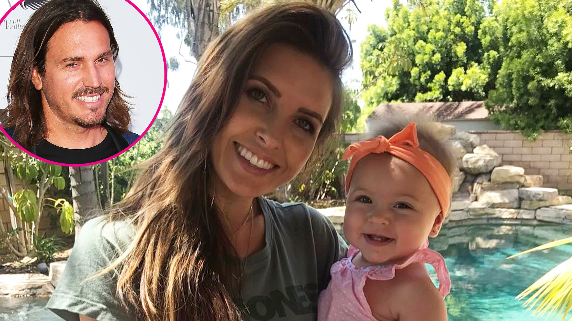 Audrina Patridge, her daughter, and ex-husband, Corey Bohan