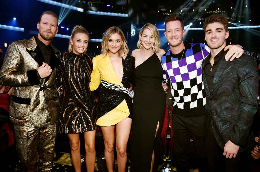 AMAs 2018 Brian Kelley Brittney Marie Cole Kelsea Ballerini Hayley Stommel Tyler Hubbard Andrew Taggart