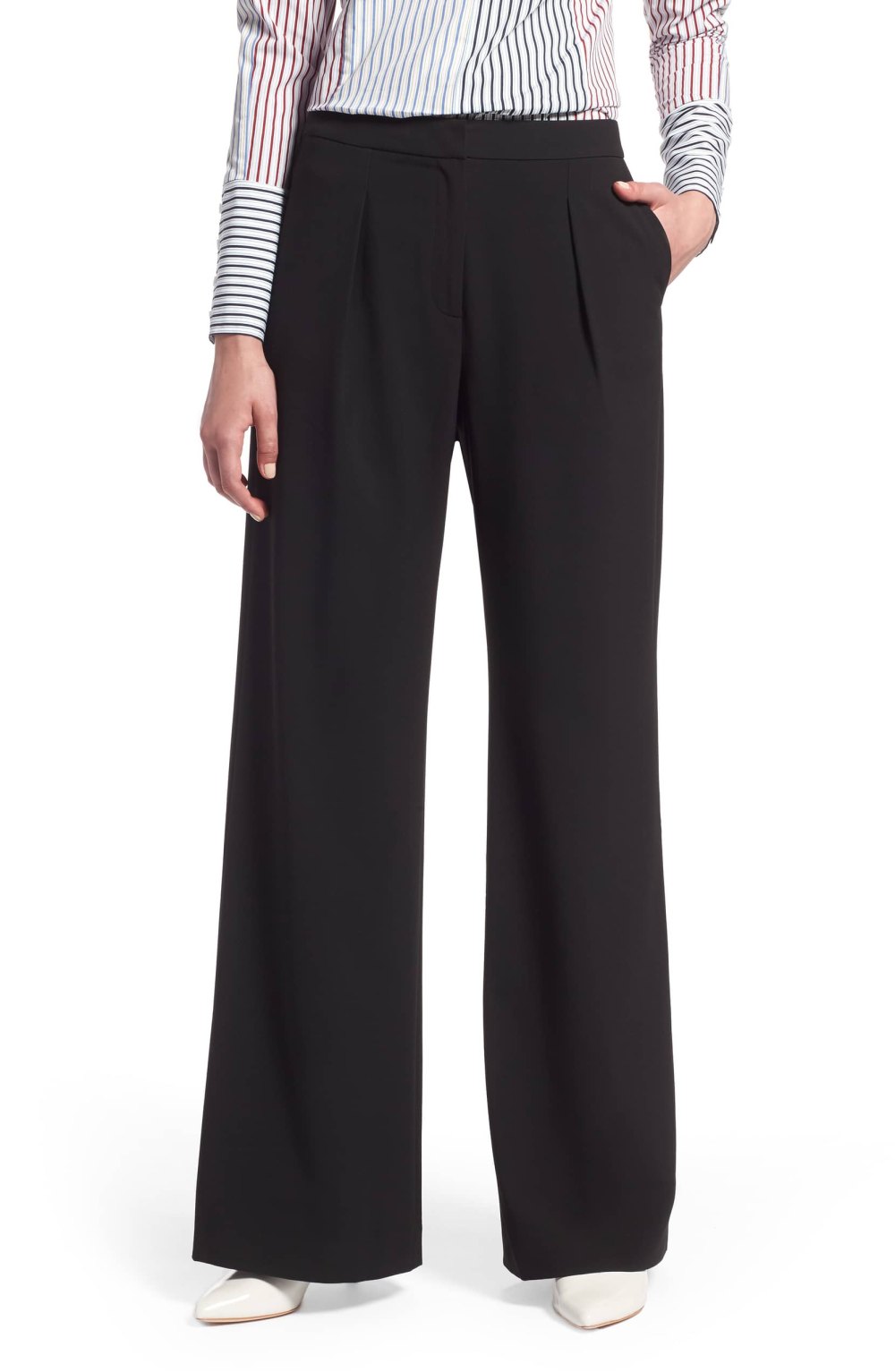 Halogen High Waist Wide-Leg Pants