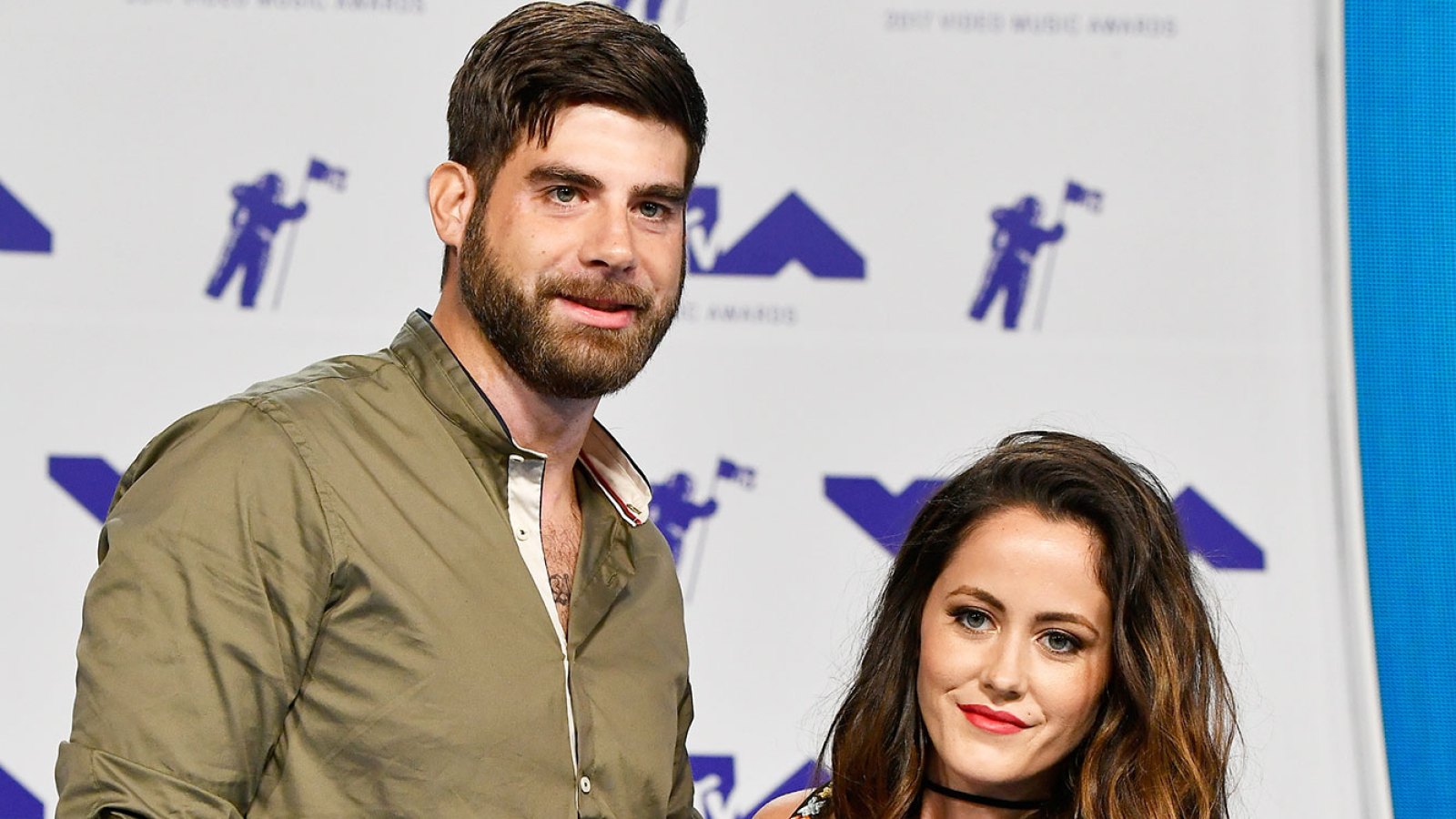 David Eason (L) and Jenelle Evans