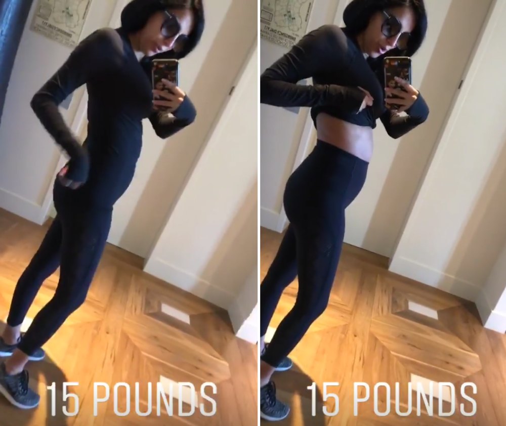 Lilly Ghalichi post baby body