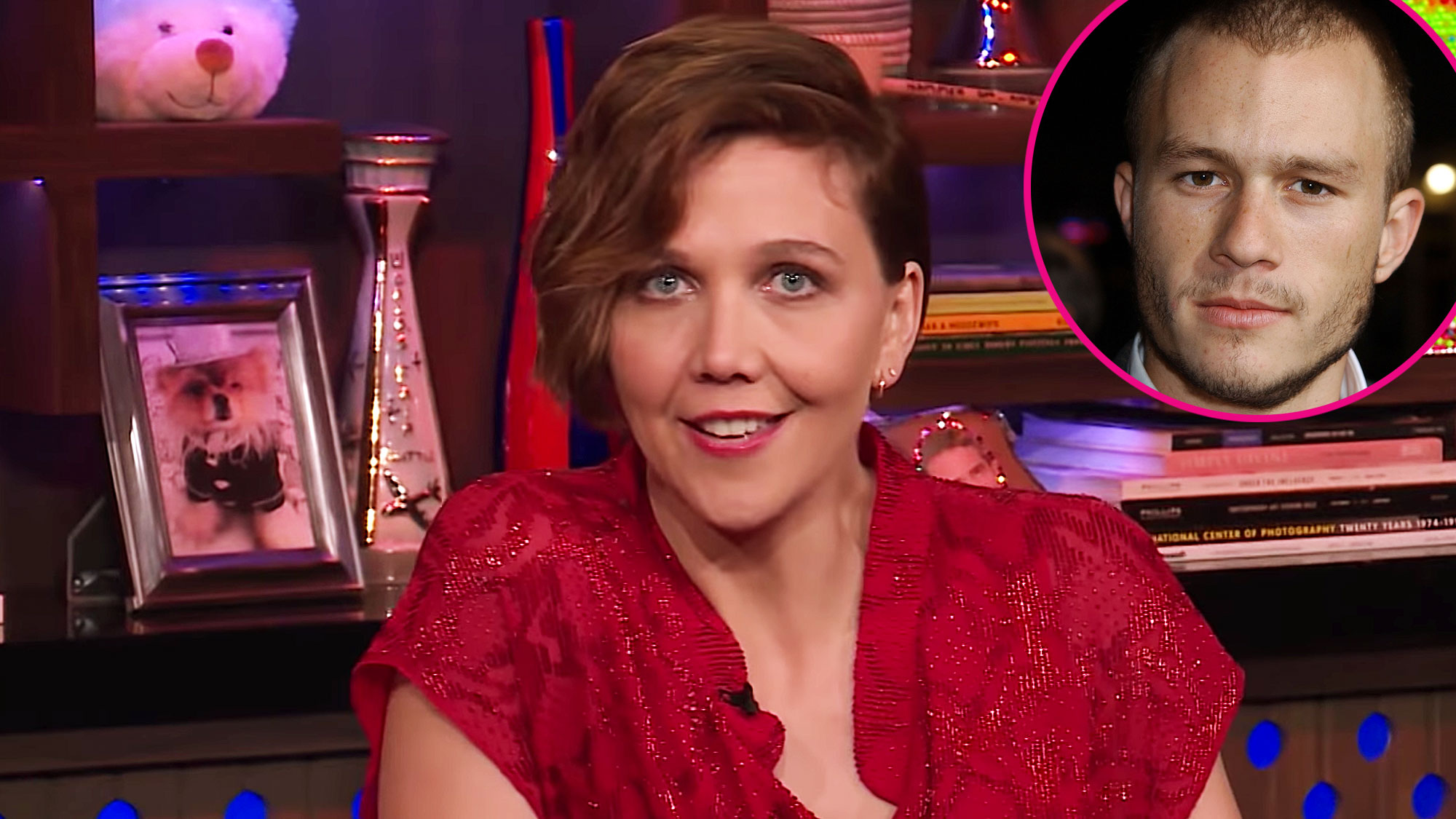 Maggie Gyllenhaal and Heath Ledger