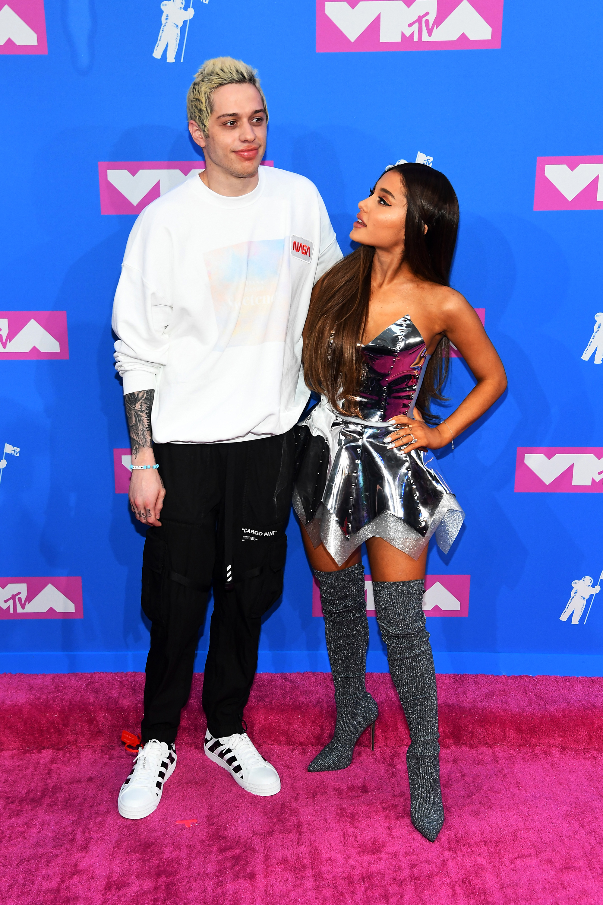 Pete Davison and Ariana Grande