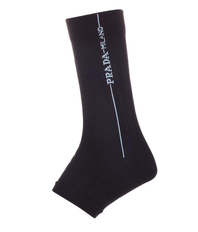 Prada Logo Open-Toe Socks