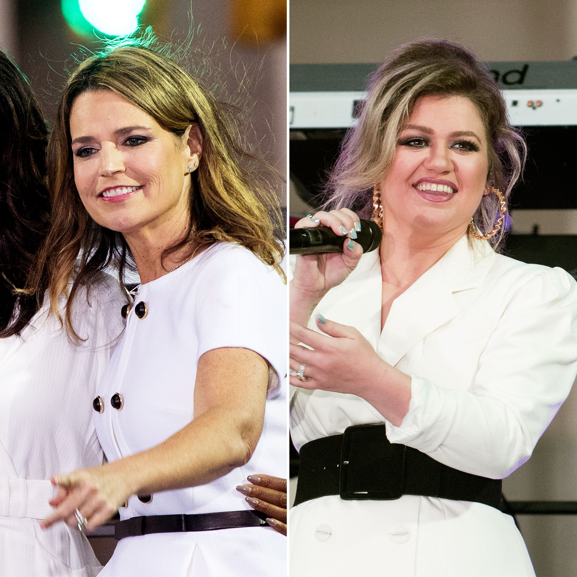 Savannah Guthrie and Kelly Clarkson