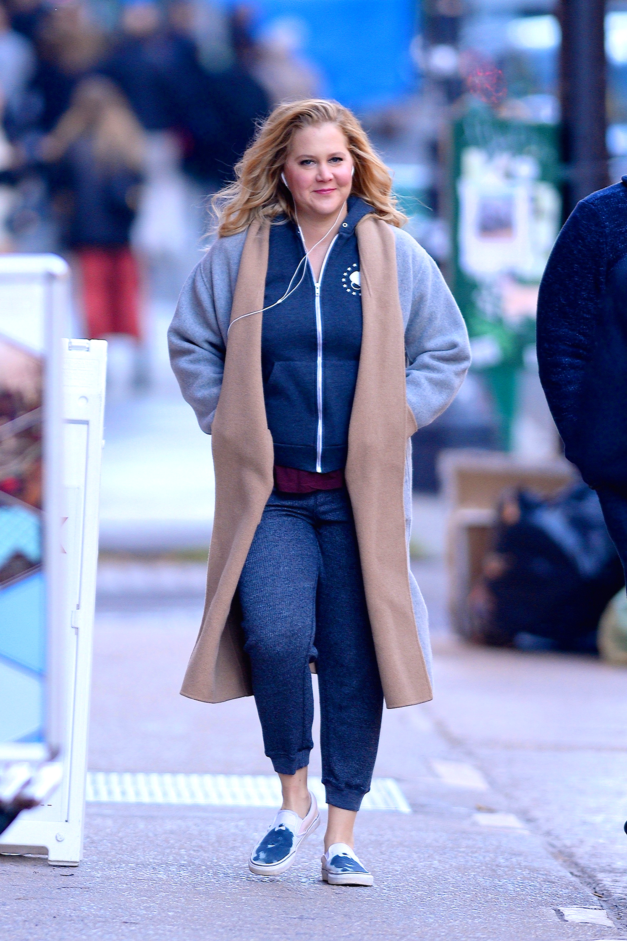 Amy Schumer seen out walking in SoHo on October 25, 2018