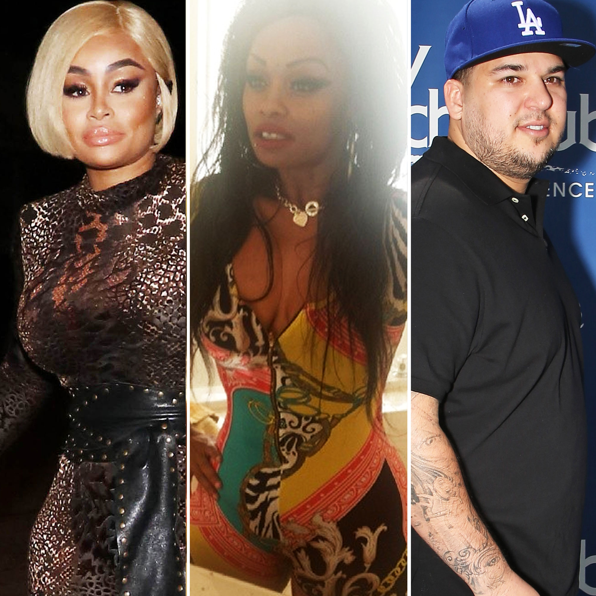 Blac Chyna, Tokyo Toni and Rob Kardashian