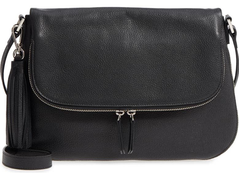 black cross body bag