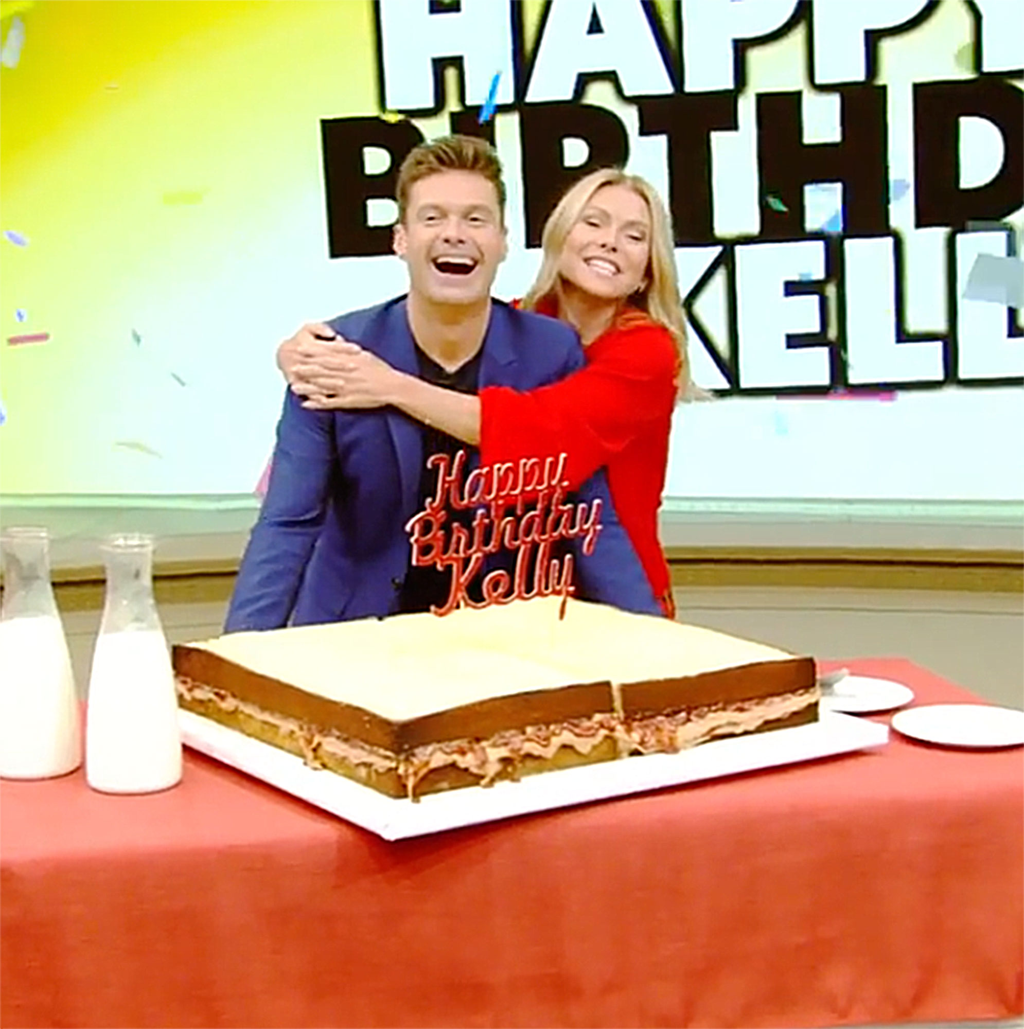 Ryan Seacrest and Kelly Ripa