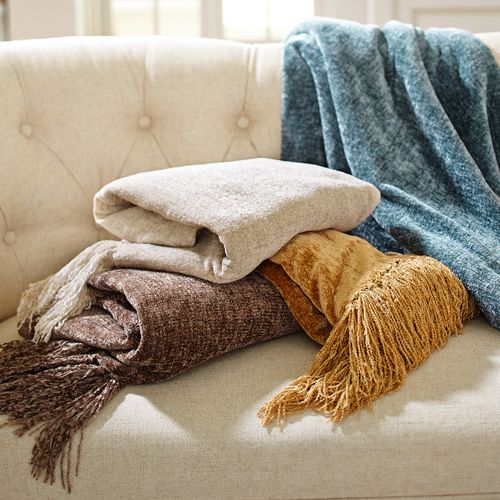 chenille throw