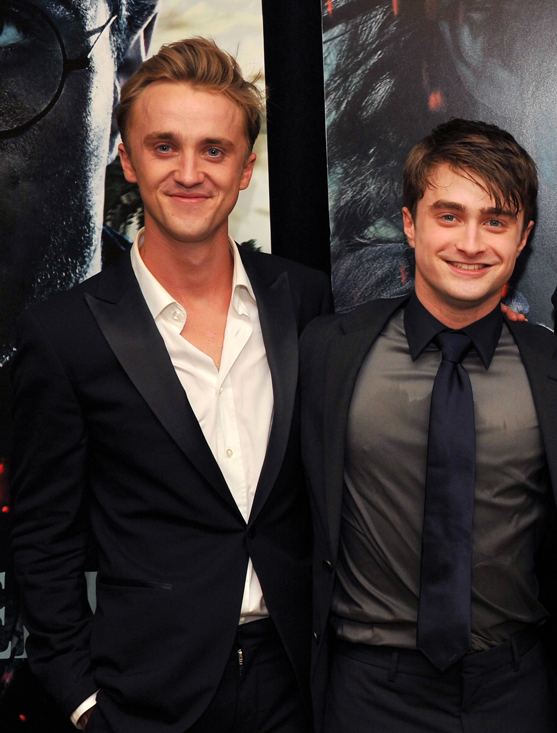 Tom Felton and Daniel Radcliffe