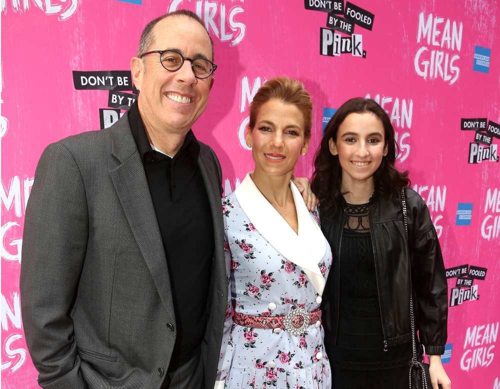 Jerry Seinfeld Jessica Seinfeld Sasha Seinfeld