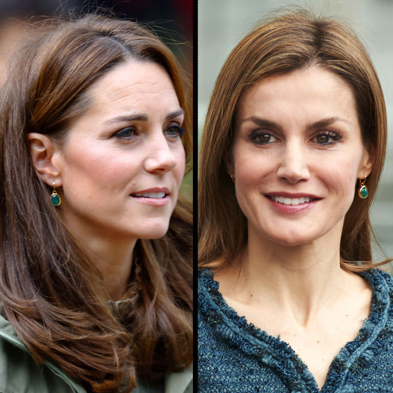 kate-middleton and Queen-Letizia