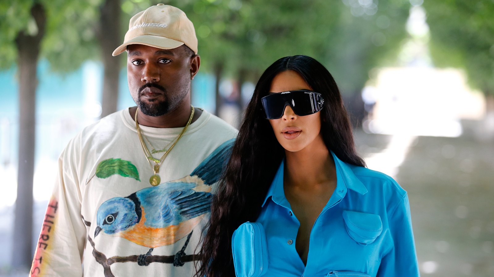 Kanye West and Kim Kardashian