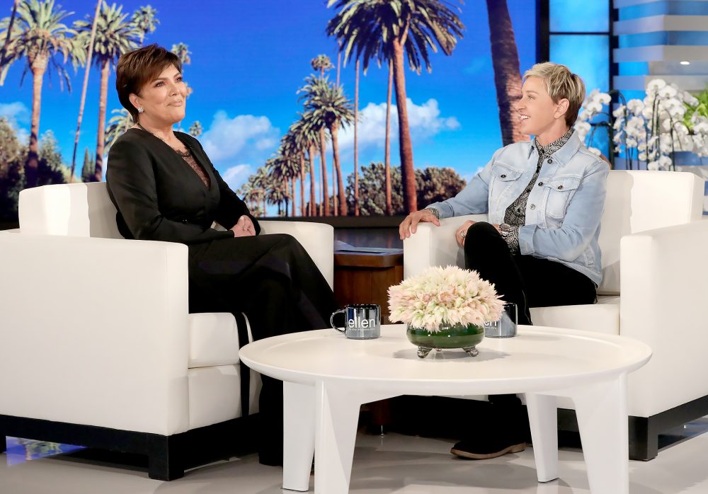 Kris Jenner and Ellen DeGeneres