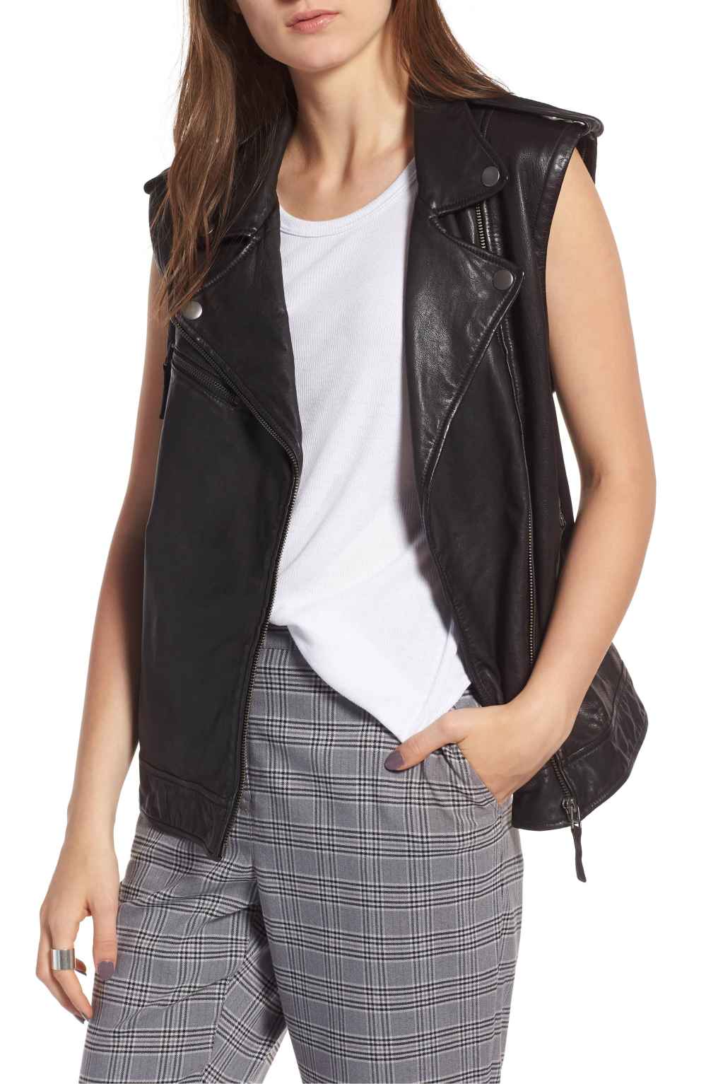 leather vest