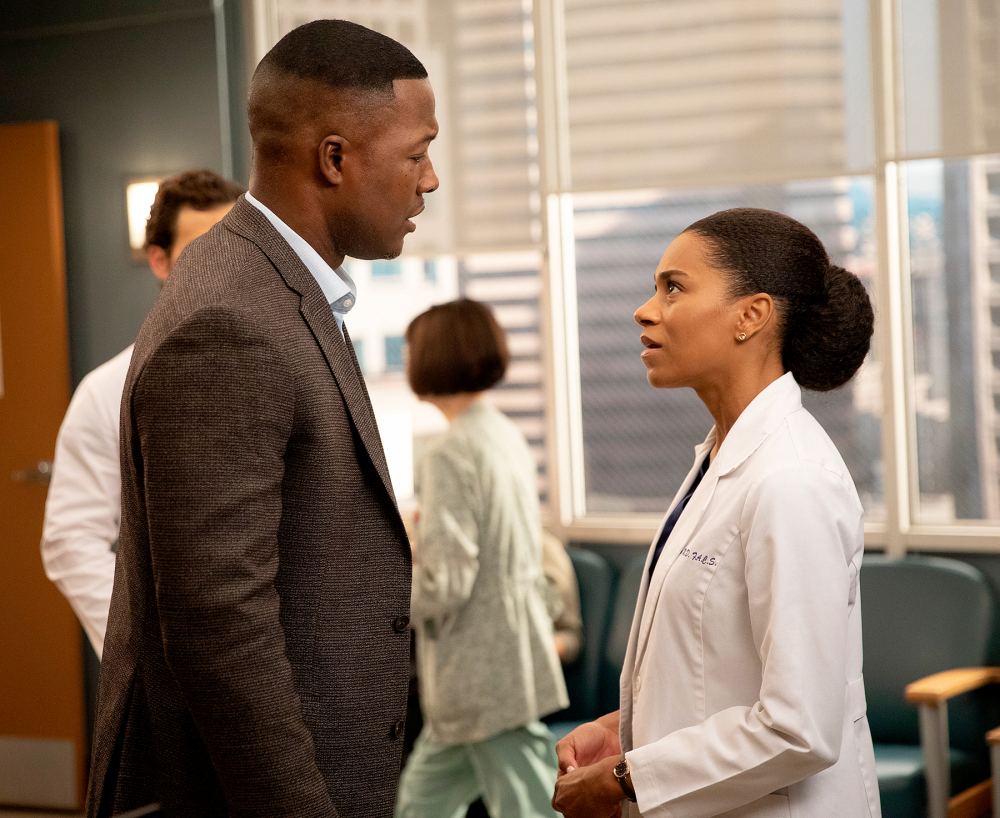 Flex Alexander and Kelly McCreary on Grey's Anatomy