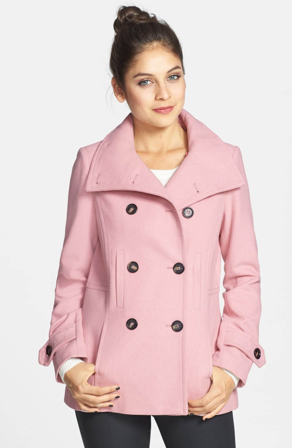 pink peacoat nordstrom