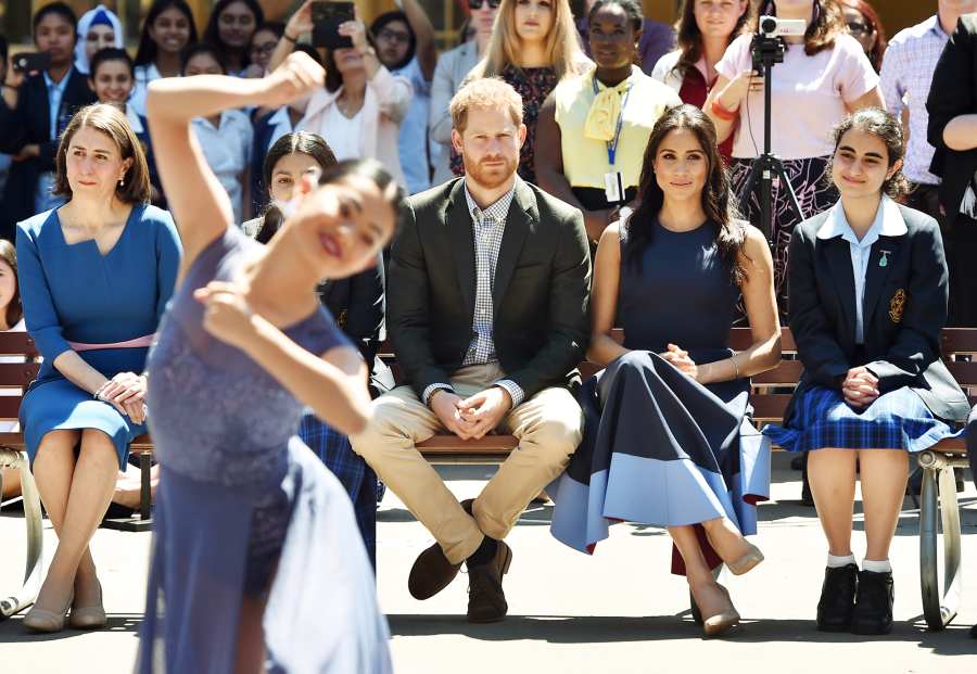 Prince Harry Duchess Meghan Macarthur Girls High School