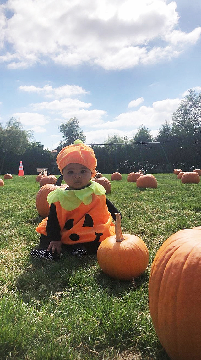 True Thompson Pumpkin Costume Pumpkin Picking