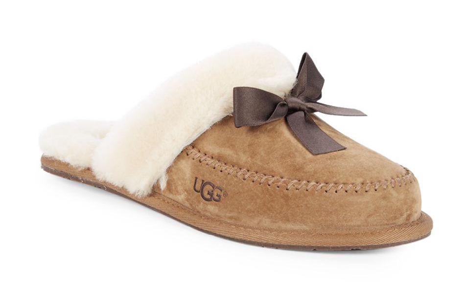 ugg-Chestnut-Halfnir-Shearling-Trim-Bow-Slippers