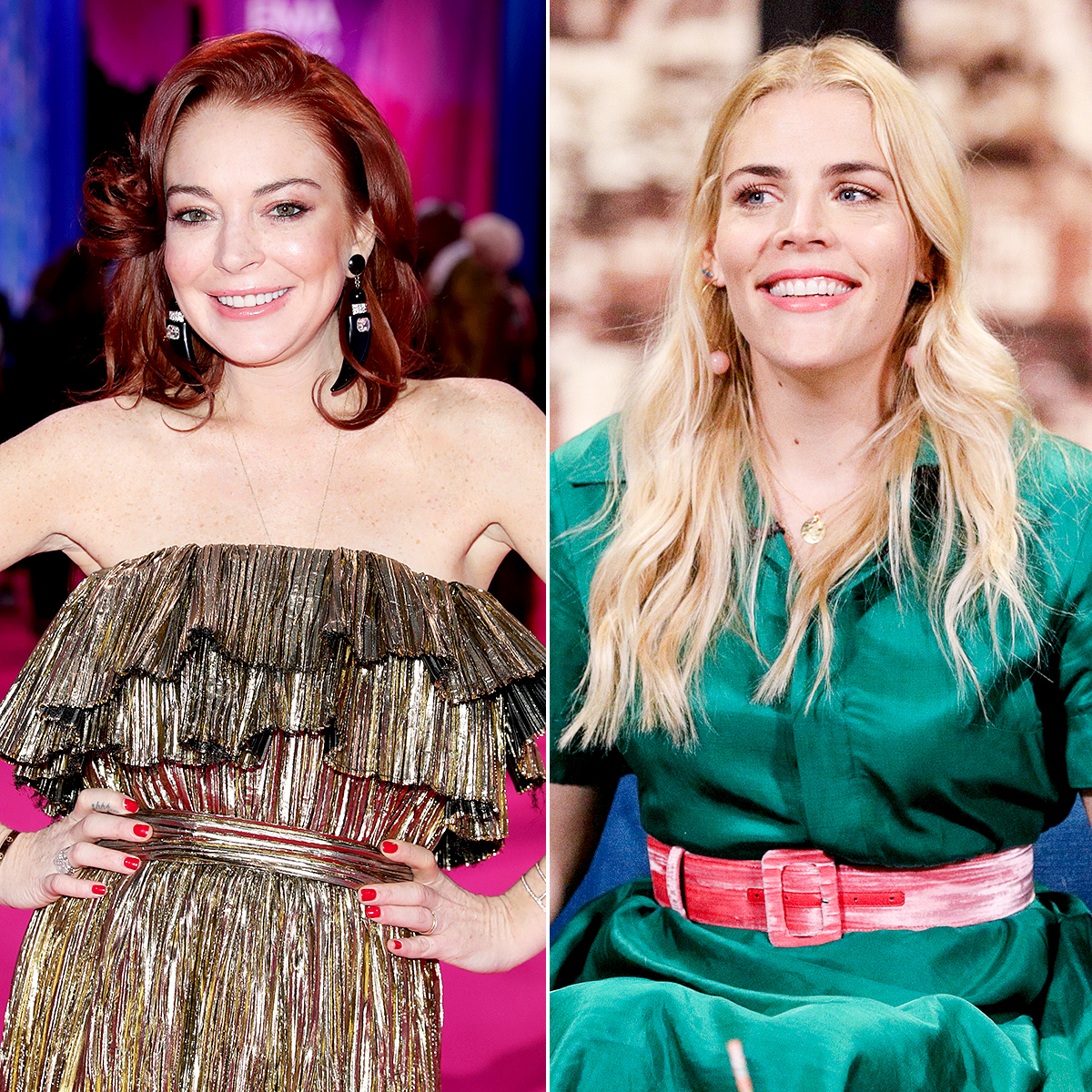 Lindsay Lohan and Busy Philipps