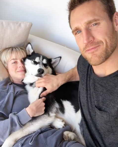 Julianne Hough Brooks Laich Dog