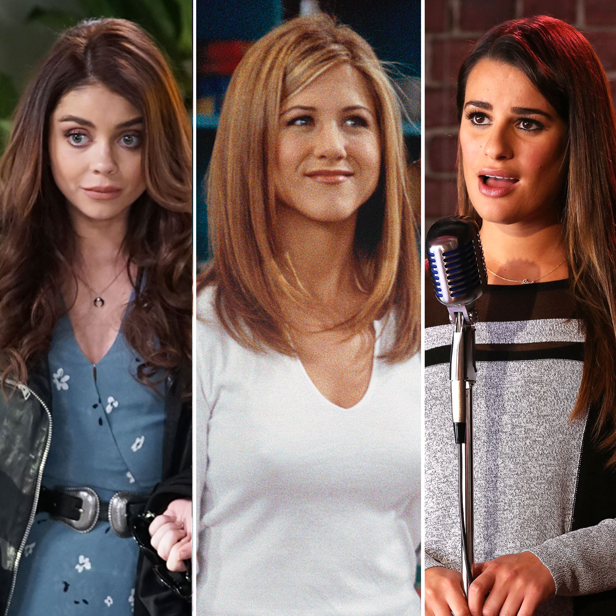 Sarah Hyland, Jennifer Aniston and Rachel Berry