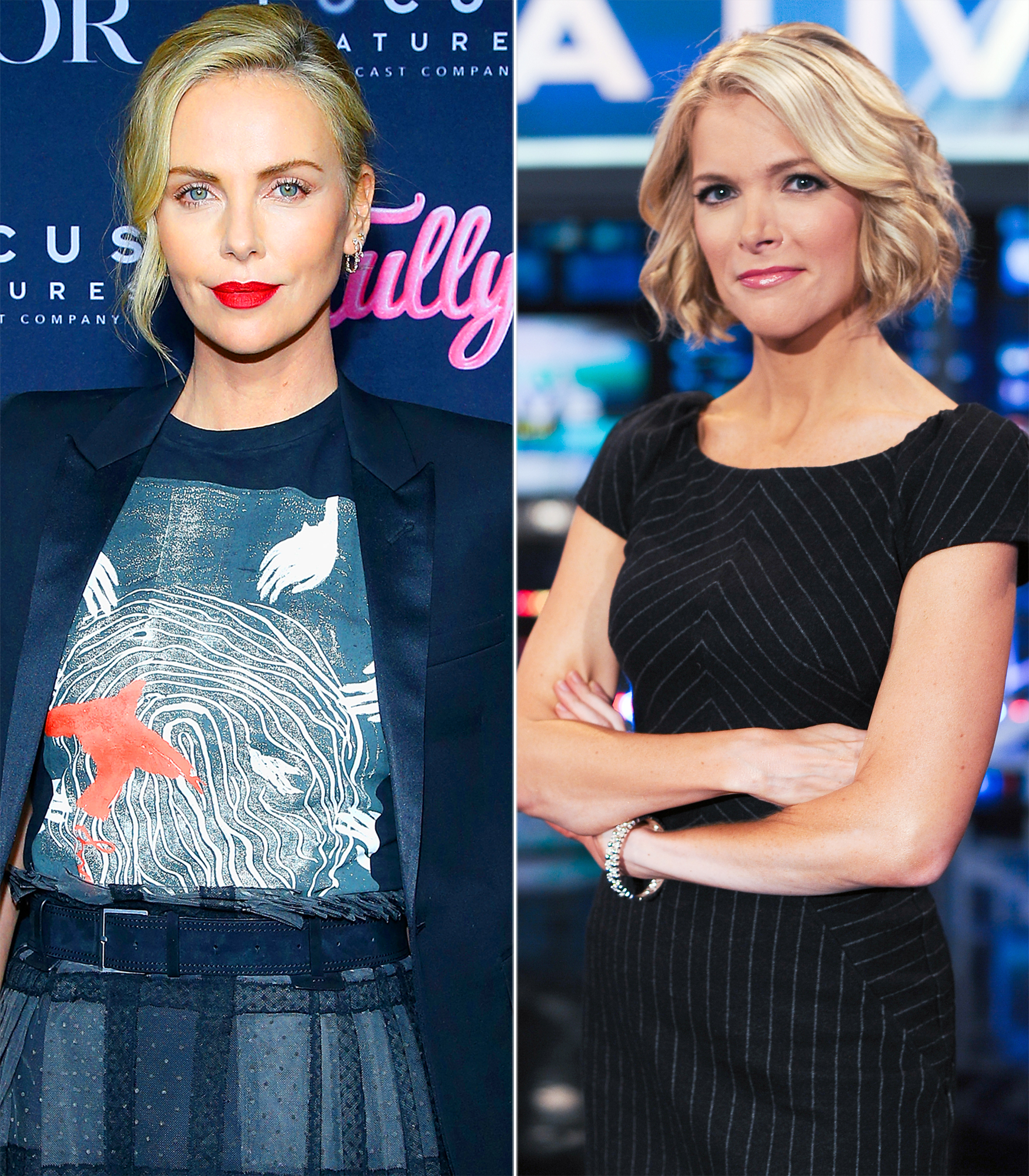 Charlize Theron, Megyn Kelly
