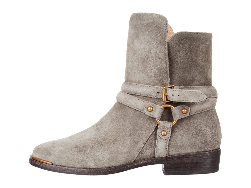 gray ankle boots moto ugg australia