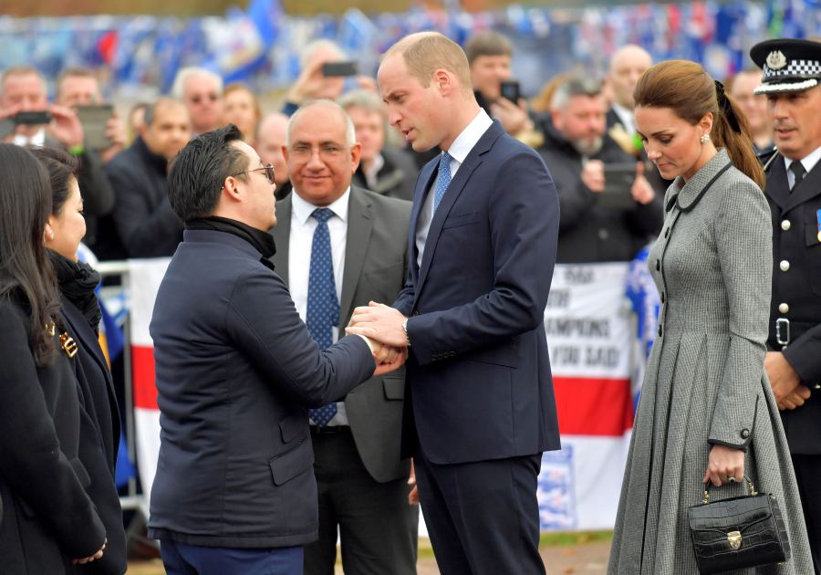 Prince William and Duchess Kate Pay Tribute to Helicopter Crash Victims in Leicester