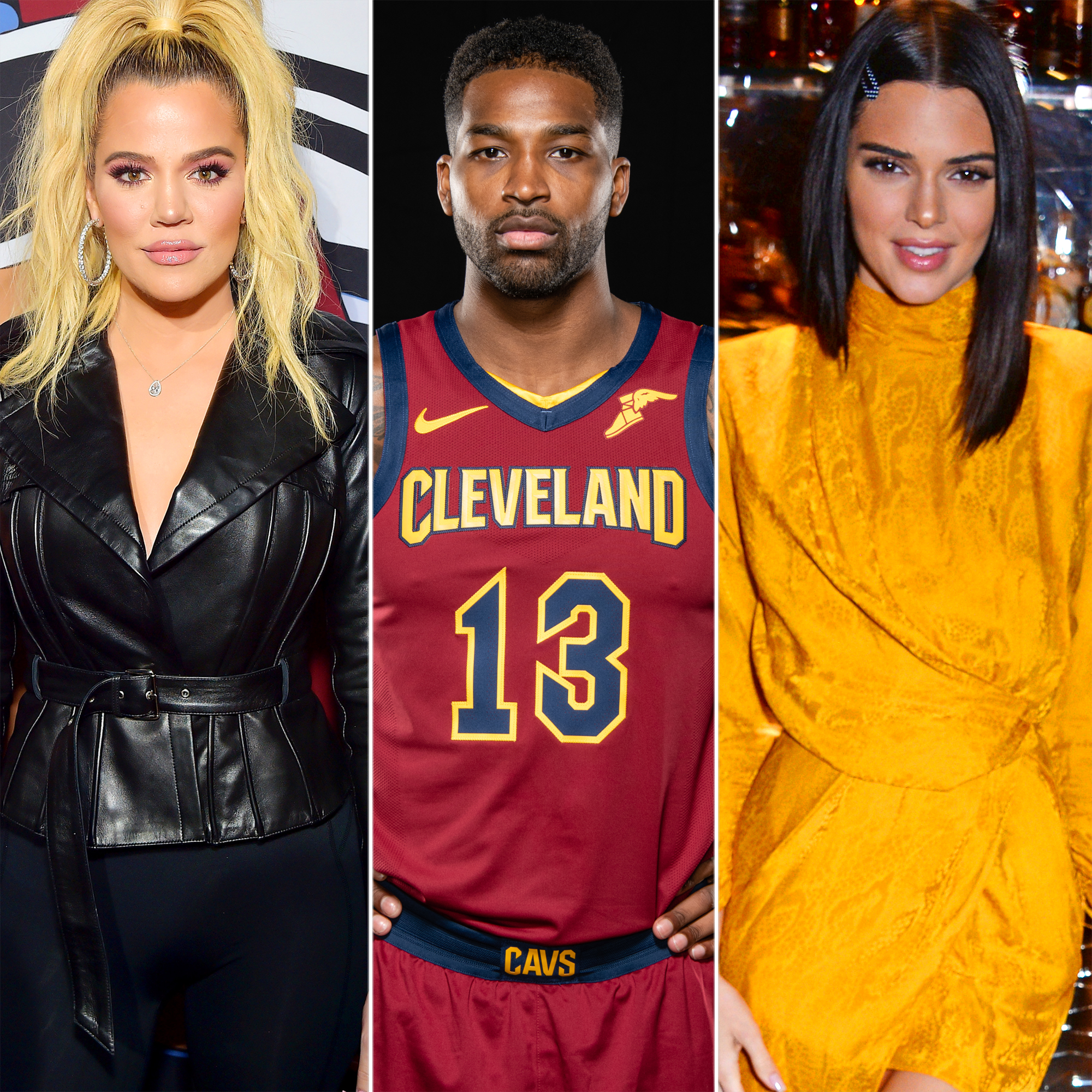 Khloe Kardashian, Tristan Thompson, Kendall Jenner